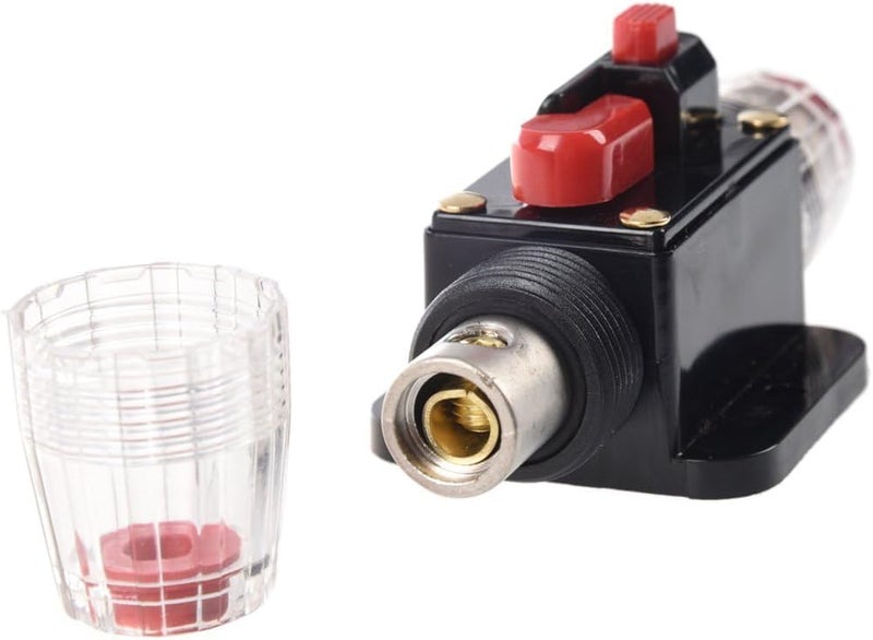 ANJOSHI Fuse Holders 30amp Inline Circuit Breaker 20-300A for Car Audio and Amps Overload Protection Reset Fuse Inverter 12V-24V DC Replace Fuses - Image 4